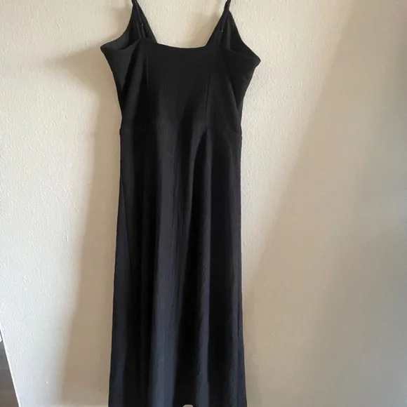 New, with tags - Retro Tie Front Black Dress - Picture 4 of 4
